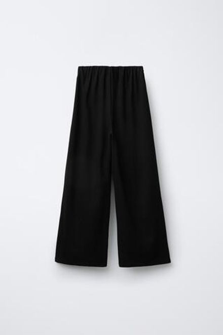 ZARA БРЮКИ-КЮЛОТЫ, ЧЕРНЫЙ