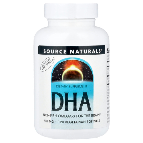 Source Naturals, Neuromins ДГК, 200 мг, 120 вегетарианских мягких таблеток