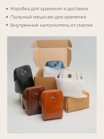 Сумка через плечо маленькая кросс боди для телефона кожаная