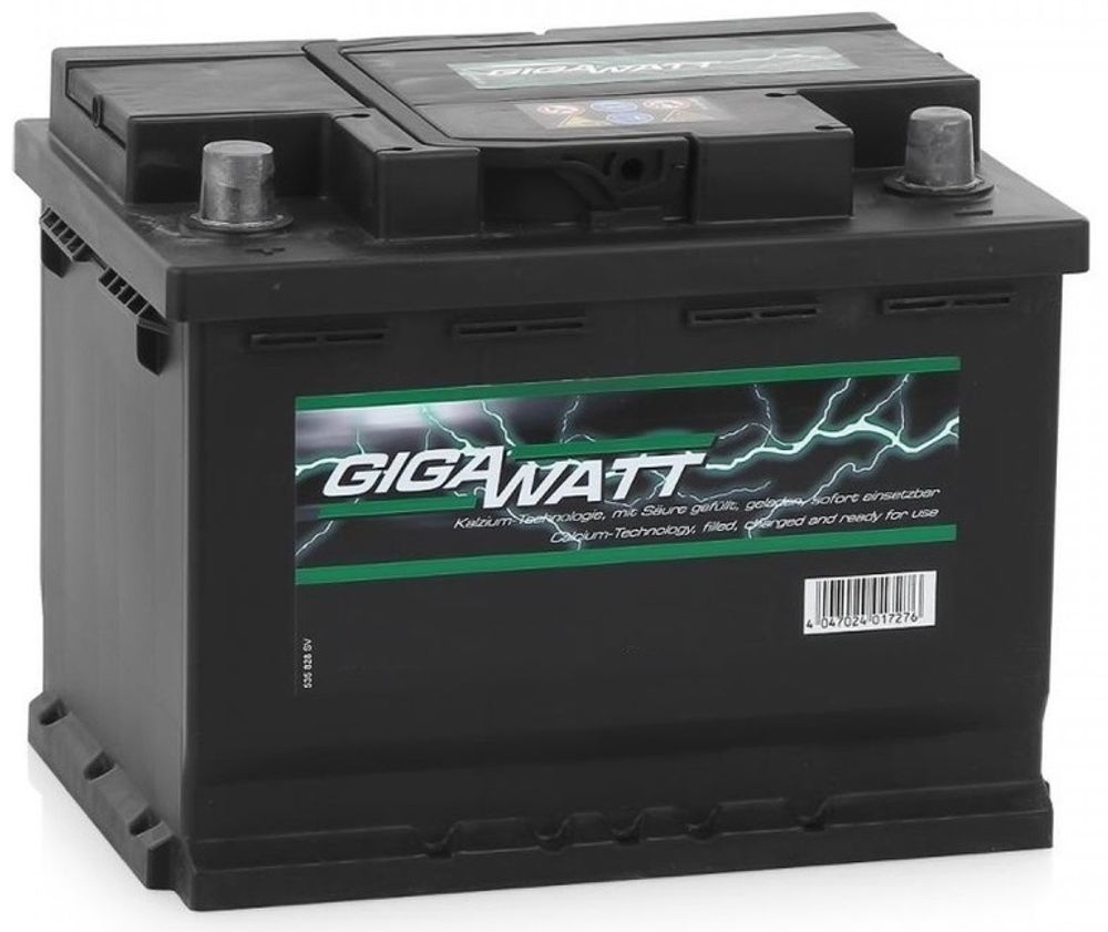 GIGAWATT 6CT- 52 аккумулятор