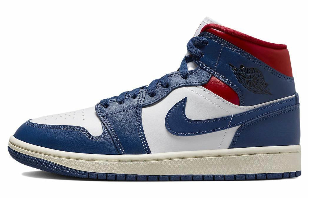 Кроссовки Jordan Air Jordan 1 Mid "French Blue" (Женская размерная сетка)
