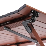 Стол кемпинговый складной DC-5003, 114*59*43 см, цвет: орех, каркас алюминий, ТуристМастер