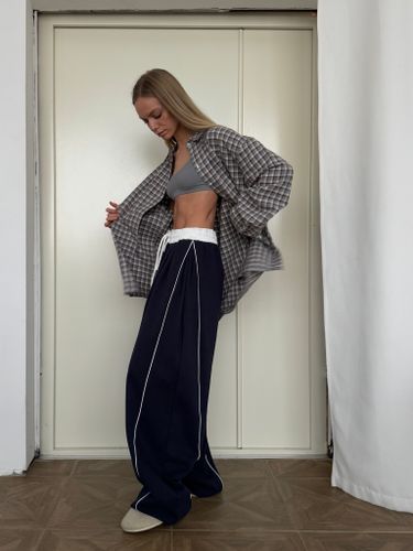 Бежевая фланелевая рубашка в клетку The Puh