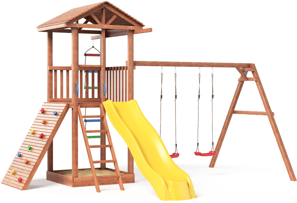 Детская площадка Спортивный городок 5 с качелями