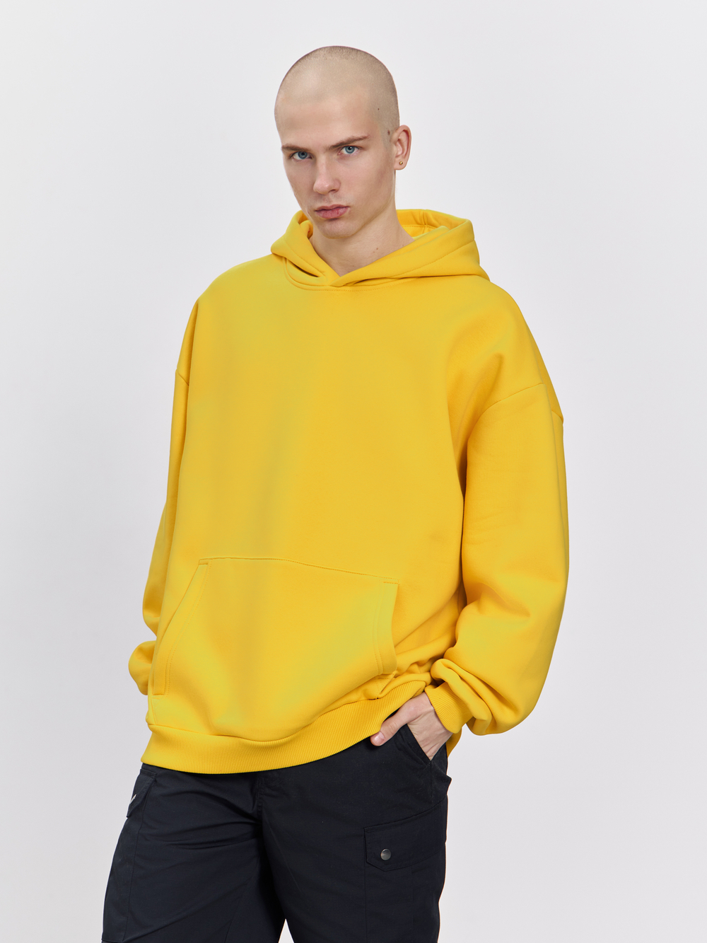 Худи с начесом (желтый)