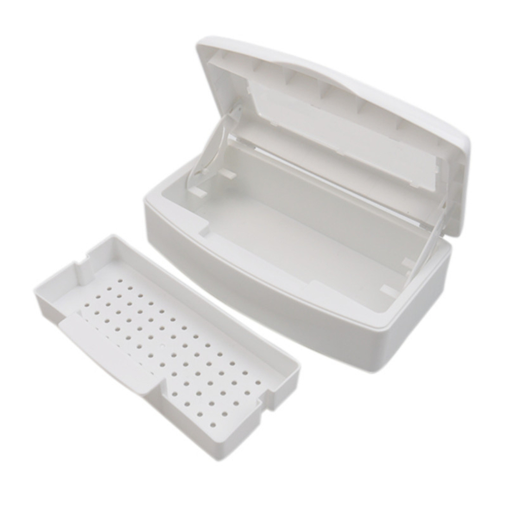 Контейнер пластиковый для стерилизации инструментов G-08 (19*8 размер внутренней ёмкости)