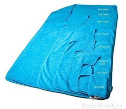 Полотенце 105x180 Abyss & Habidecor Super Pile 370 turquoise