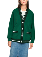 Кардиган из хлопка и модала