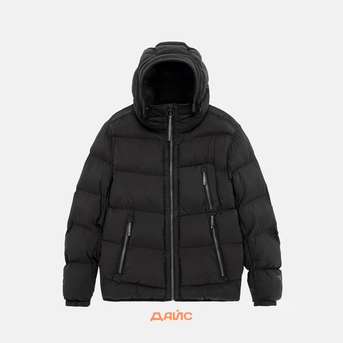 Пуховик мужской Krakatau Qm559-1 Rook Hooded Puffer Jacket