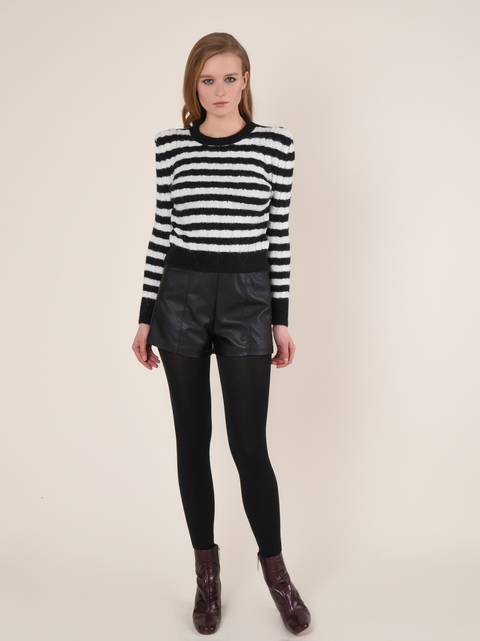 Шорты женские эко кожа