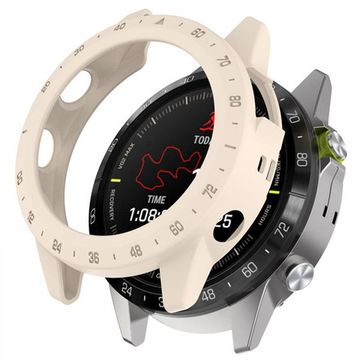 Защитный бампер чехол для часов Garmin MARQ Gen 2 Adventurer Athlete Aviator Captain Golfer материал TPU (Светло-бежевый)