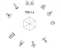 Беседка и 10-тренажеров ТРК-1.4