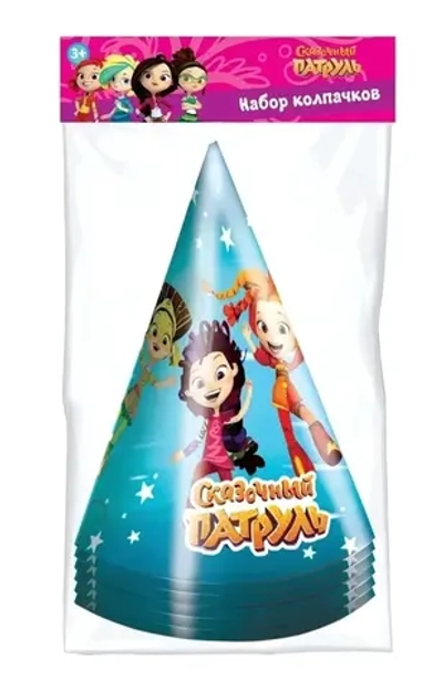 Сказочный патруль. Набор колпачков (бирюзовые), 6 шт