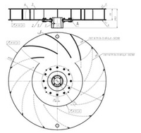 Рабочее колесо дымососа ДН-15
