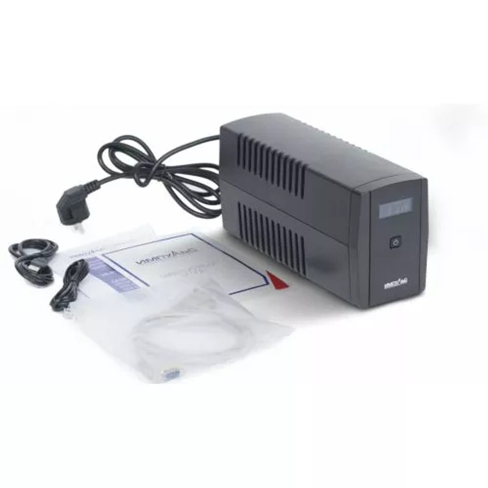 Напольный ИБП Импульс ЮНИОР СМАРТ 2200 LCD SCHUKOx3 RJ11/RJ45 — Фото №3 