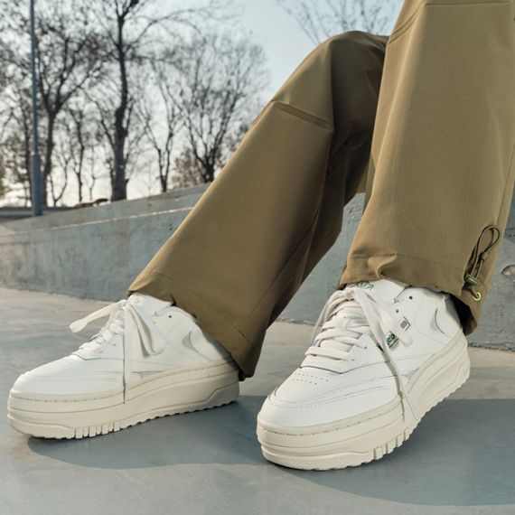 Кроссовки reebok для скейтборда Низкие Белые женские