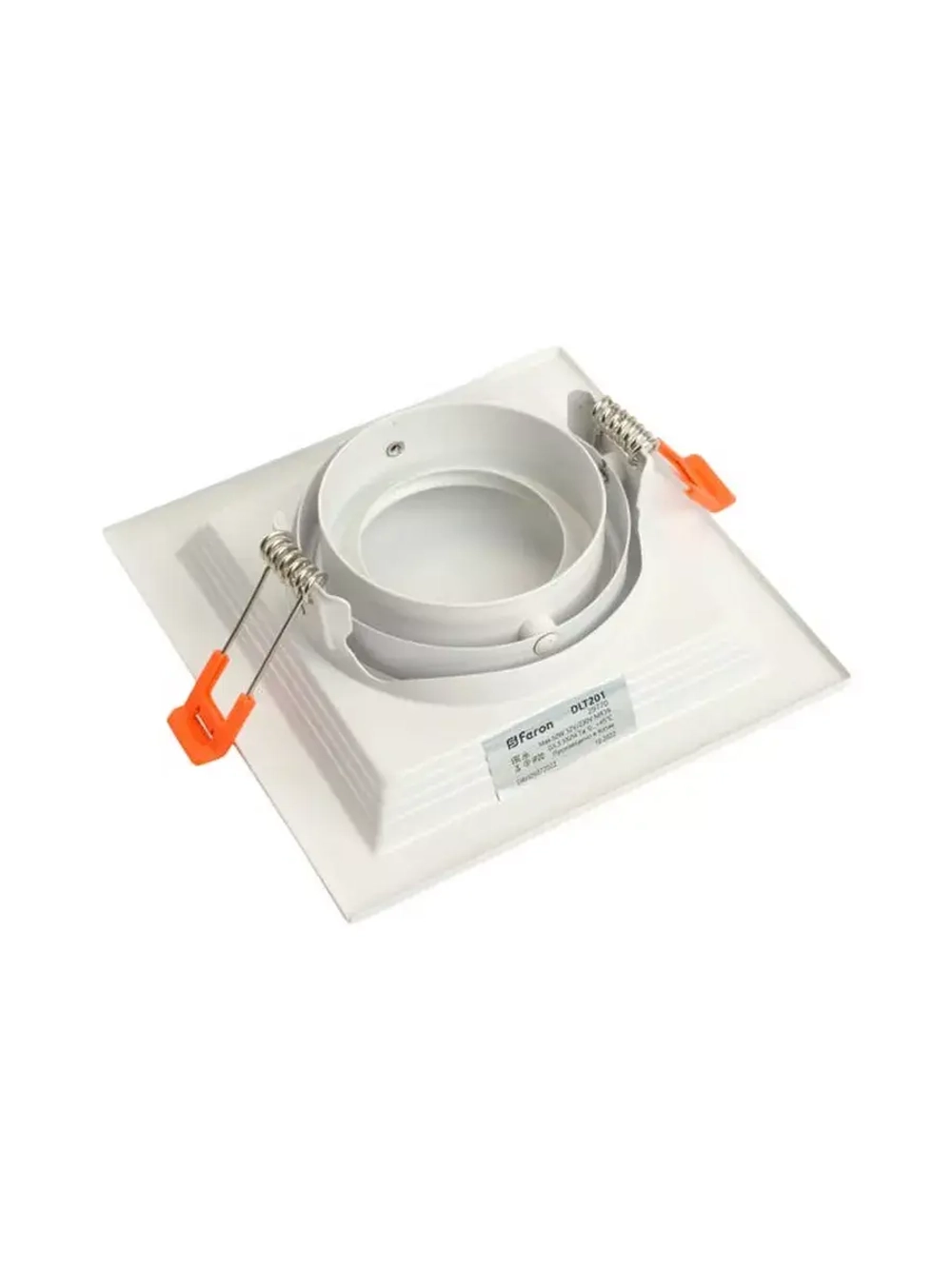 Потолочный встраиваемый светильник MR16 белый DLT201