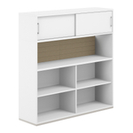 Стеллаж-комбо односторонний с антресолью и мягким экраном AG.251.110.651.BG ALLEGRO (АЛЛЕГРО)