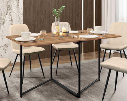 Колибри-16 (DaVita) Стол-книжка (дуб вотан/черный)