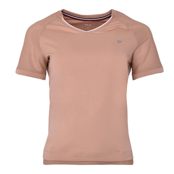 Женская теннисная футболка Fila T-Shirt Johanna W - Бежевый
