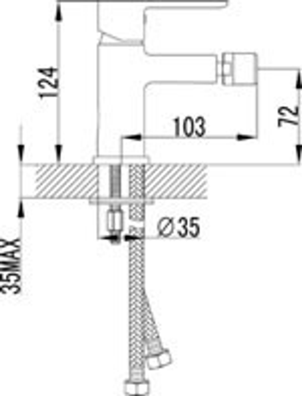 LEMARK Серия MAGIC. Смеситель для биде – LM3408C