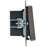 BRITE Кнопка звонка с индикацией для отелей 10А ВС10-1-9-БрТБ темная бронза IEK