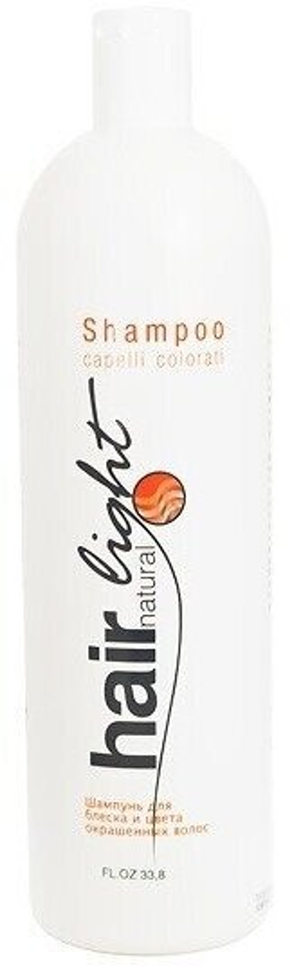 HC HAIR LIGHT Шампунь для блеска и цвета окрашволос 1000мл "Hair Natural Light Shampoo Capelli Colorati"