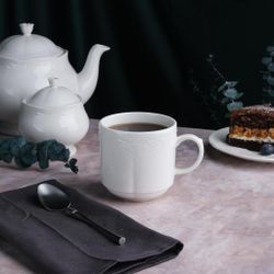 Кружка 300 мл белая d 8,6 h8,5 см Aristocrat Stackable Noble [6]