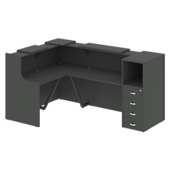 Onix Ресепшн O.R-K-25 Антрацит 2373*1568*1187