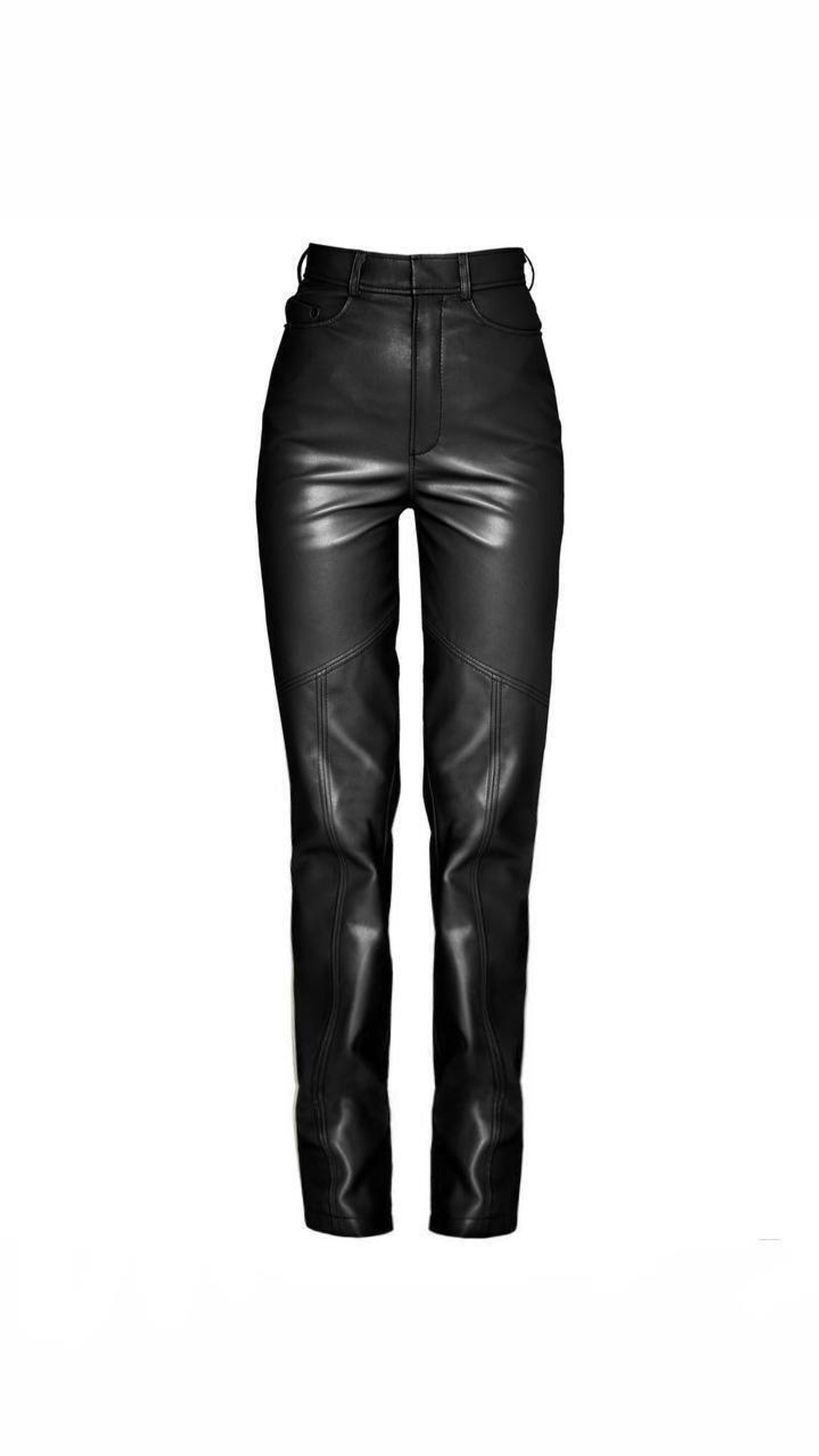 PANTS BLACK LEATHER