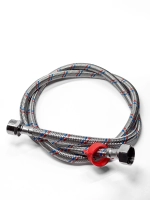 Гибкая подводка для воды 1/2" гайка-штуцер 40 cм, с ключом