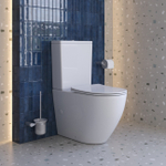 Унитаз-компакт безободковый с сиденьем и смывом TORNADO BelBagno SFERA-TOR BB2141CP-TOR/SC+BB2141T