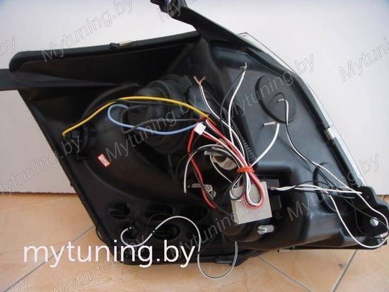 Передние фары ANGEL EYES CHROME для Citroen С2