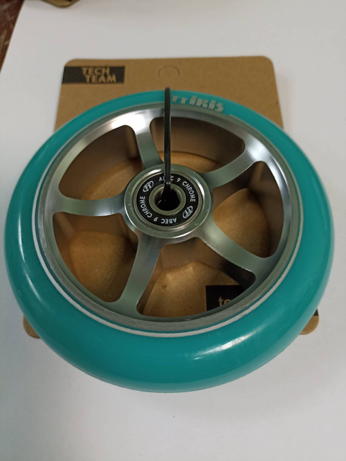 Колесо для самоката X-Treme 110*24 мм,  Iris, emerald (10013160/201122/3560288, Китай)