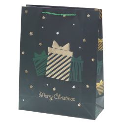 GAEM Пакет подарочный (бумага 210г/м2, блок 12шт), L31 W12 H40 см, 4в.