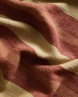 ZARA HOME ПЛЕД ИЗО ЛЬНА С ПОЛОСКАМИ, РАЗНОЦВЕТНЫЙ