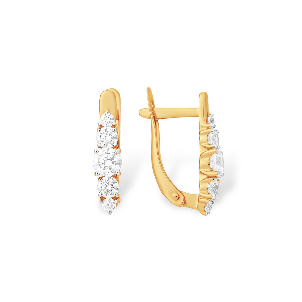 Серьги из золота 585 пробы