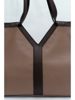 Сумка шоппер через плечо большая на молнии