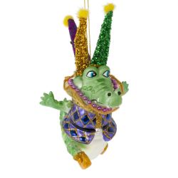 GAEM Украшение новогоднее "Крокодил", L12,5 W8,5 H15 см