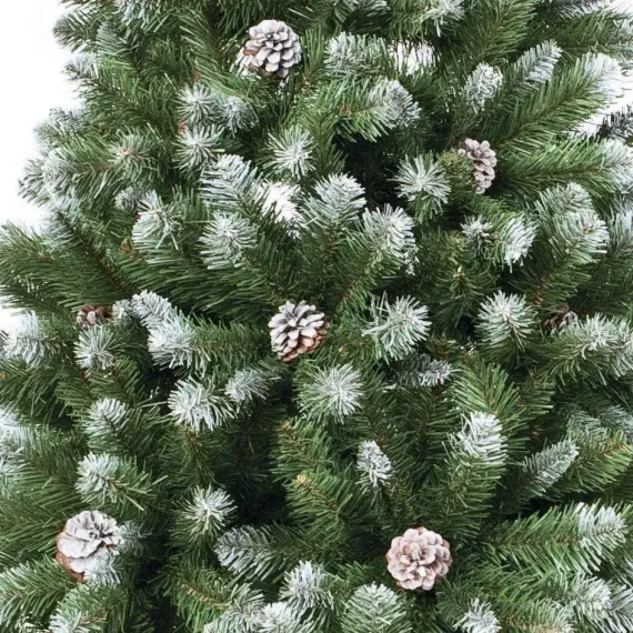 Елка Императрица заснеженная с шишками 365 см., мягкая хвоя, Triumph Tree (73087)