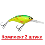 Воблер для рыбалки ТОЛСТЯК DR 66mm,