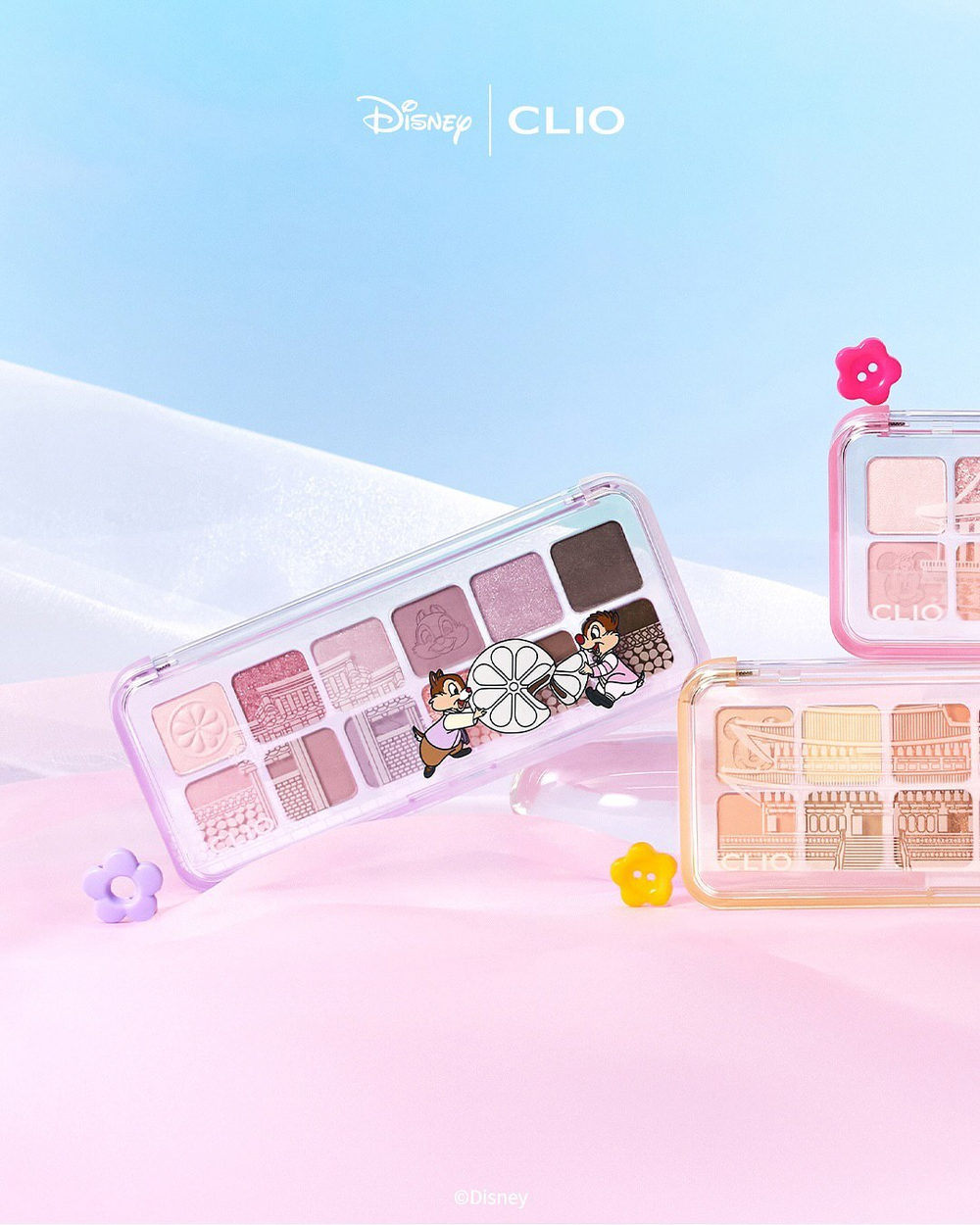 CLIO PRO EYE PALETTE AIR (MICKY &AMP; FRIENDS) - Палетка теней для век