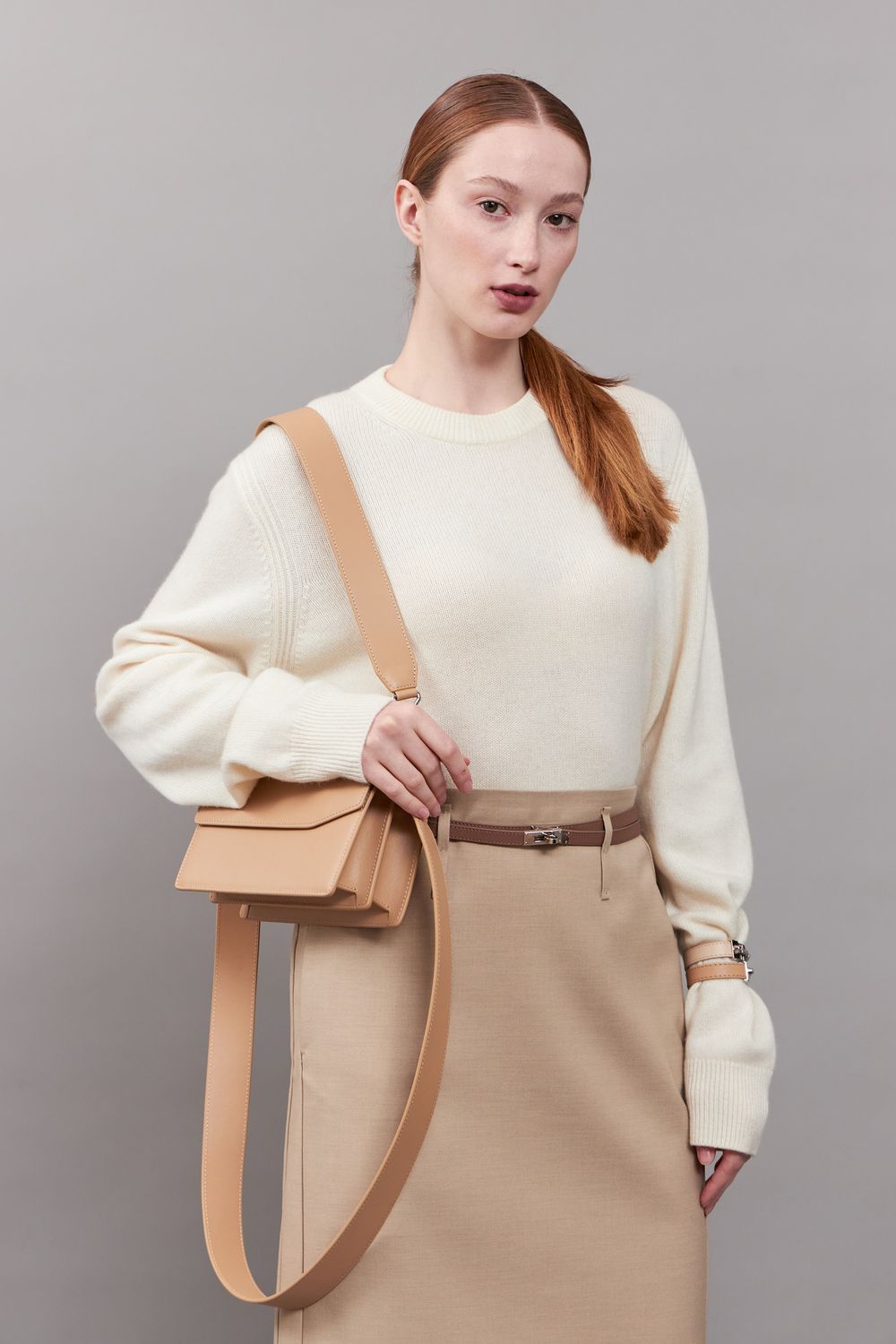 ТОНКИЙ РЕМЕНЬ В ДВА ОБОРОТА CARAMEL