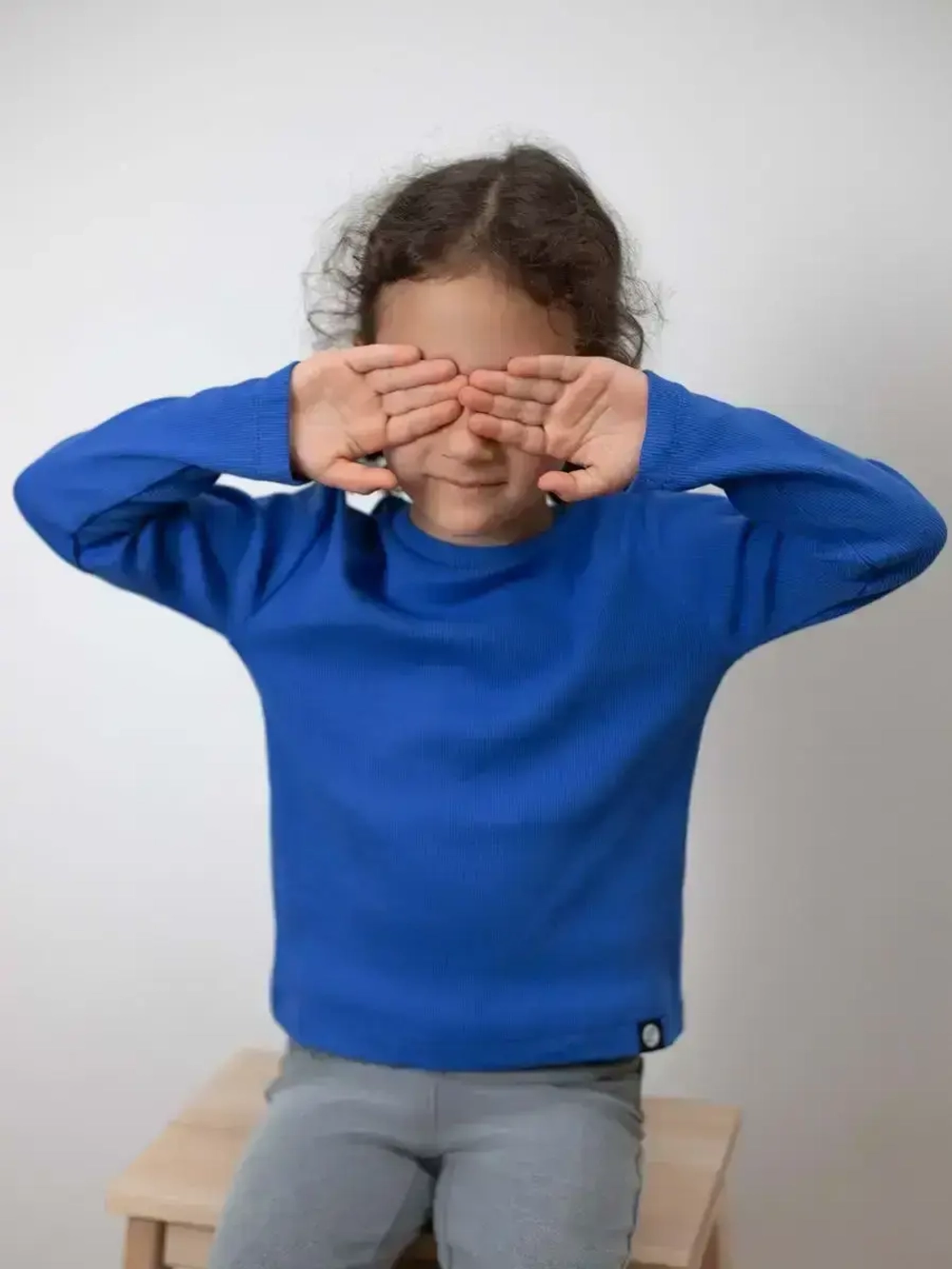 Лонгслив детский кофта в рубчик хлопок