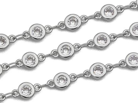 Цепь со стразами 4,8мм