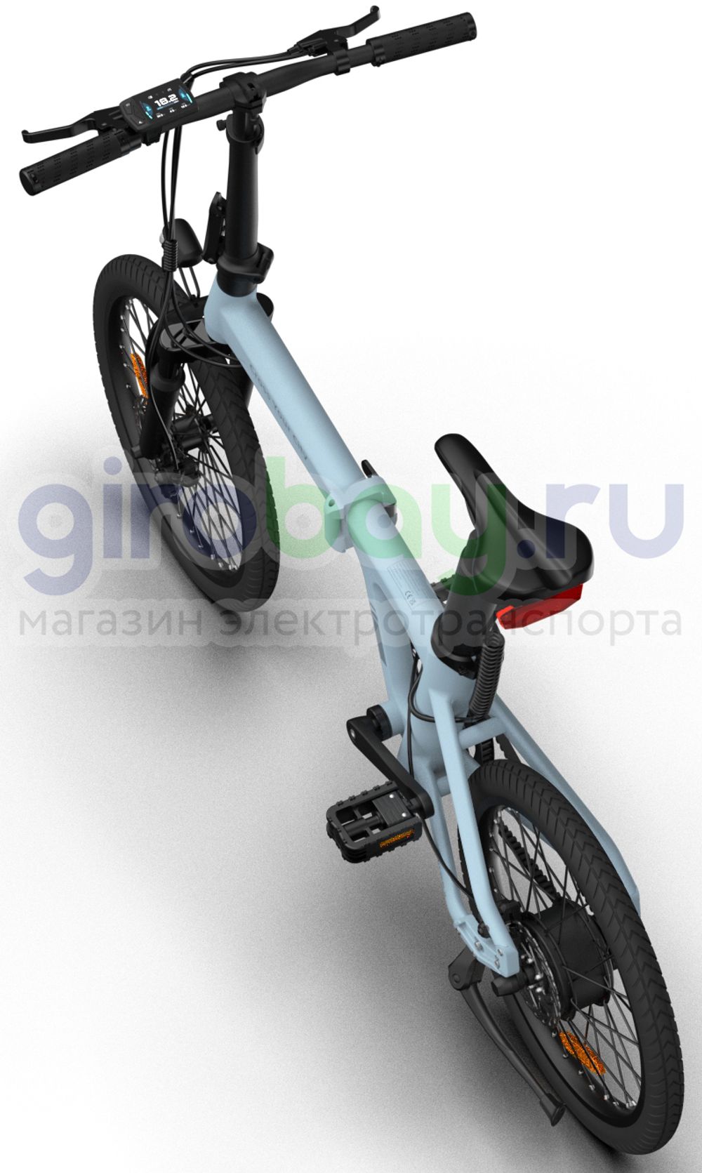 Электровелосипед ADO A20S LITE (36V/9,6Ah) - Лазоревый фото №6