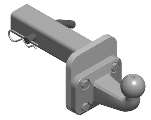 Узел сцепной в сборе US-2 50х50 черный с шаром G Автос.TY-08