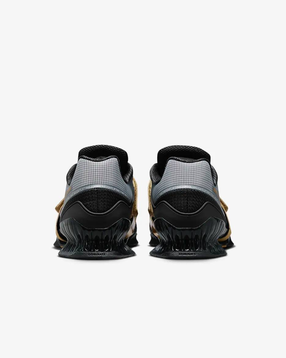 Штангетки мужские Nike Romaleos 4 (Черно-Золотые)