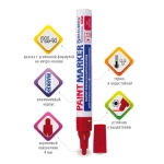 Маркер-краска КРАСНЫЙ 4ММ BRAUBERG PROFESSIONAL PLUS