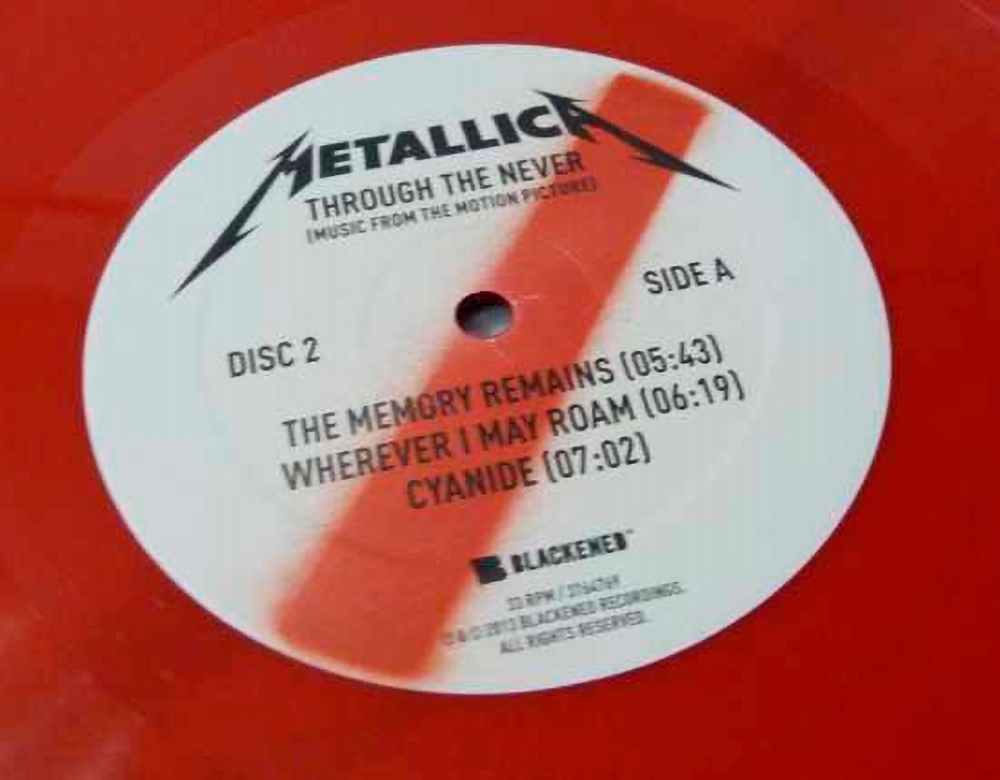 Metallica / Through The Never (Music From The Motion Picture) (Coloured Vinyl)(3LP)